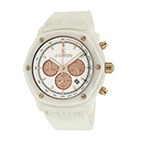Le Chateau Persida LC Unisex All White Ceramic Chonograph Wa...